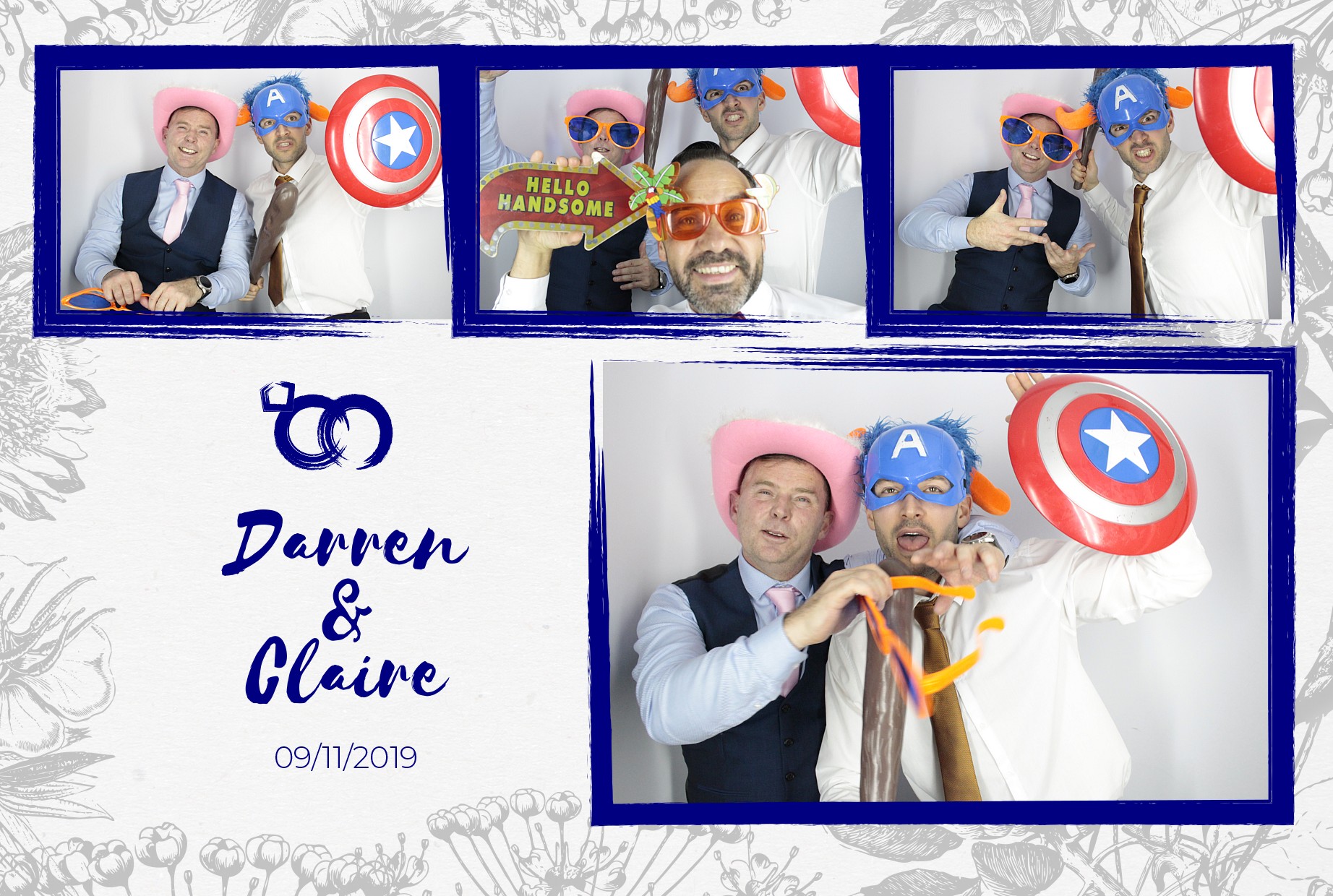Darren and Claire’s Wedding  | View more photos from the event at gallery.myphotoboothexperience.co.uk/u/MyPhotoBoothExperienceLtd/Darren-and-Claire’s-Wedding